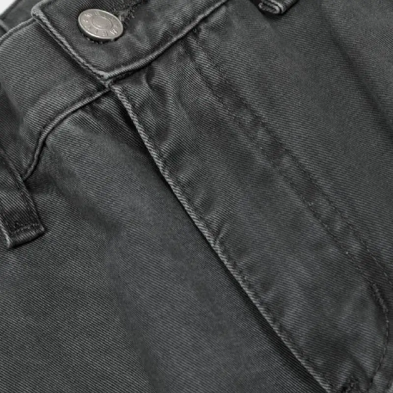 Retro Loose Polyester Cargo Pants-4