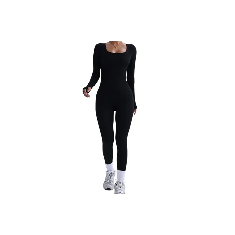 Simple Casual Blended Synthetic Fabrics Bodysuit Women-2