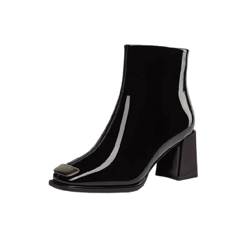 Fashionable Funky Ankle Boots-0