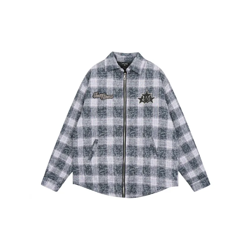 Asian Camous style Loose Cotton padded Casual Shirt Style Jacket-0