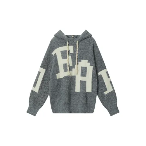 Retro High end Hooded Knitted Essen