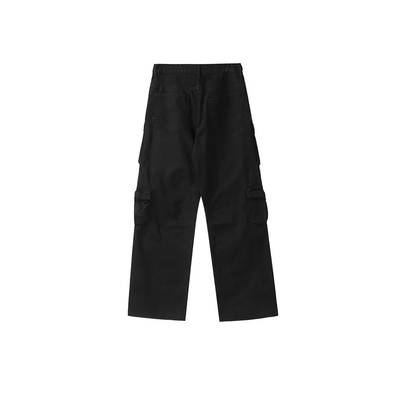 Trendy Street Loose Multi Pocket Pants-1