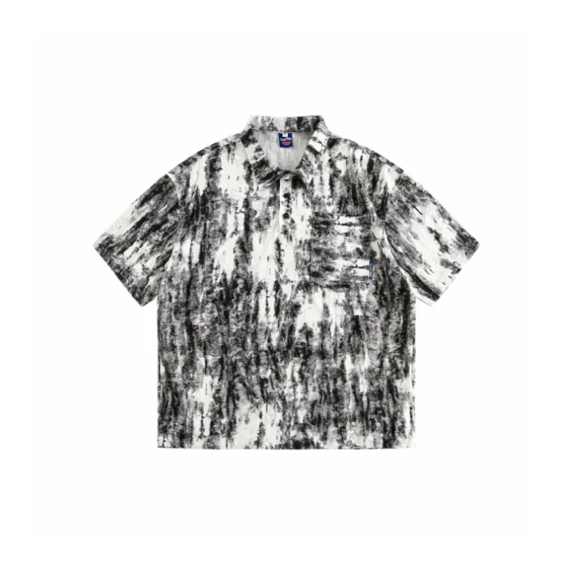 Trendy Simple Blended Synthetic Fabrics Shirt Unisex-0