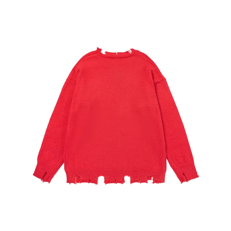 Retro Ripped Sweater-7