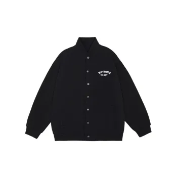 Casual Plain Cotton Blended Fabric Jacket