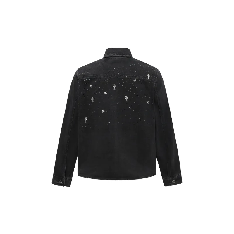 Loose Simple Cotton Blended Fabric Jacket-1
