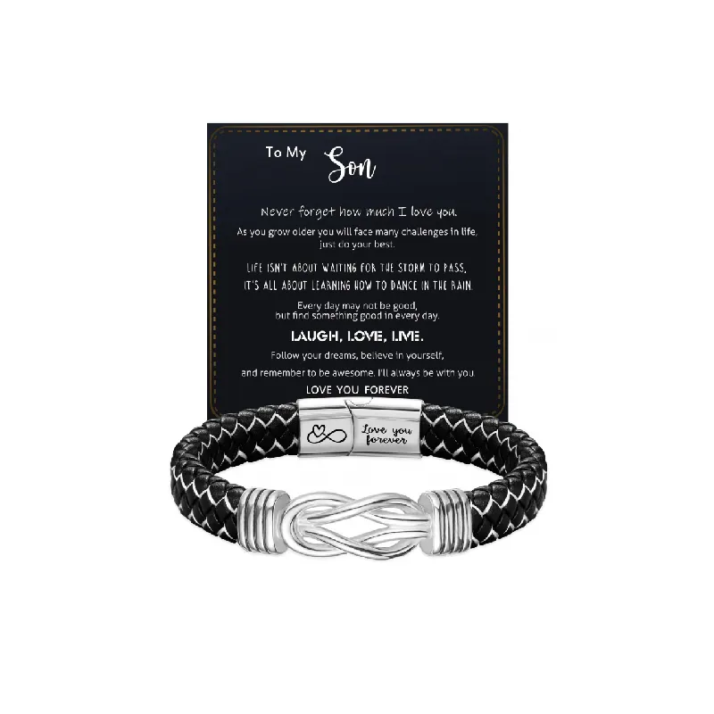 Infinite Love Leather Bracelet-4