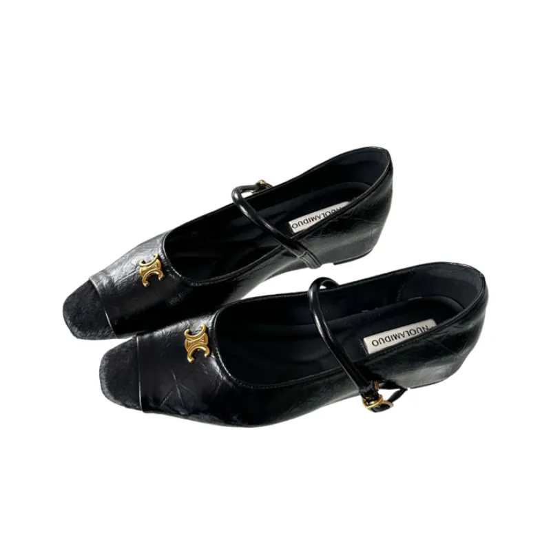 Elegant Plain Mary Jane Shoes-0