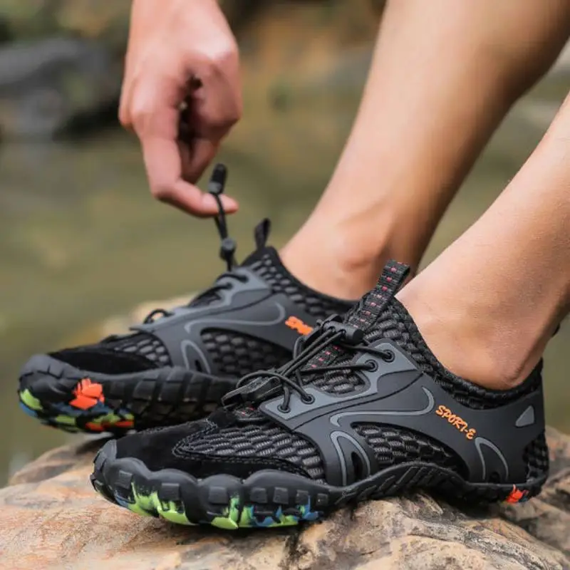 Sporty Waterproof River Trekking Shoes-10