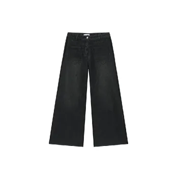 Wide Leg Casual Jeans