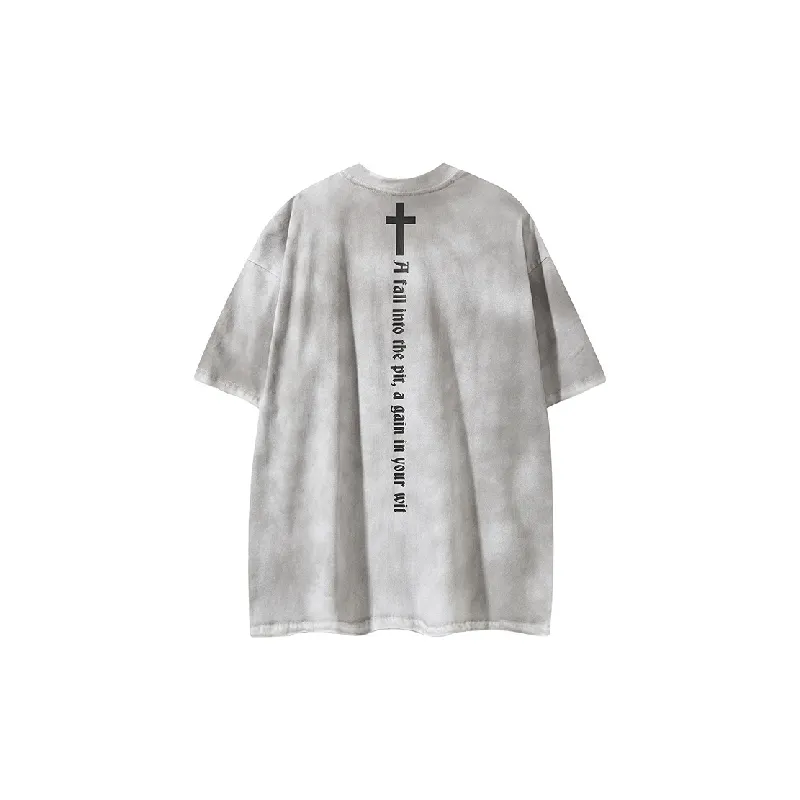 Trendy Print Cotton Blended Fabric T Shirt Unisex-3