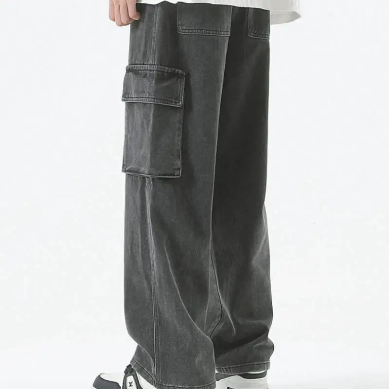 Simple Loose Jeans-10
