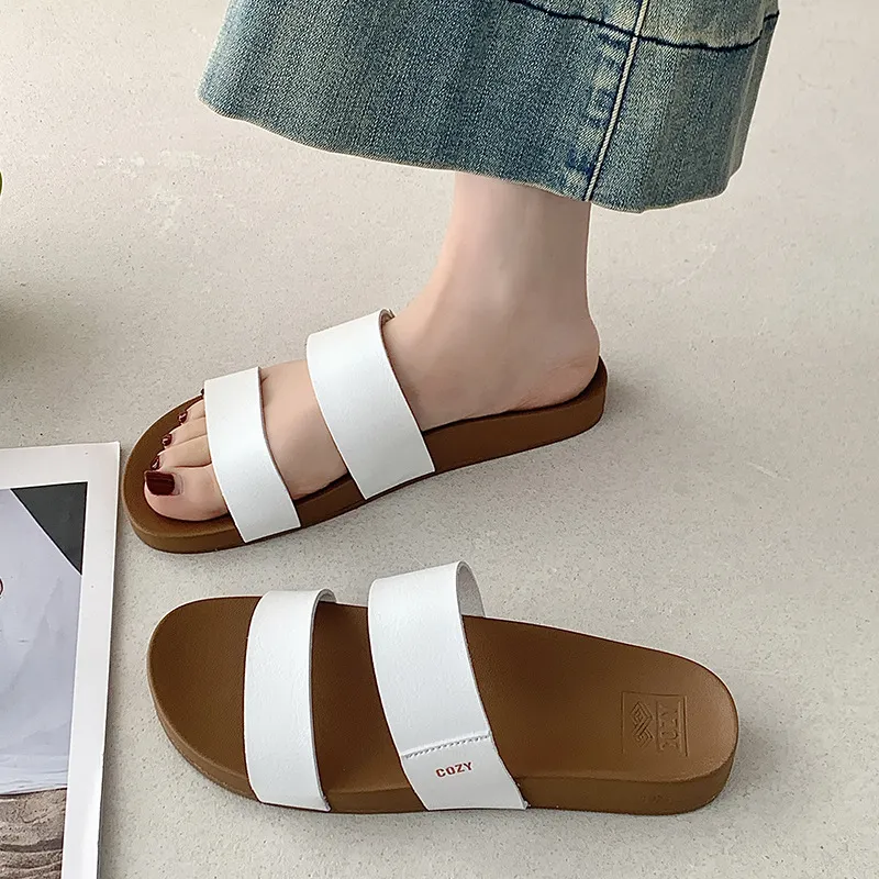 Fashionable Plain Flip Flops-2