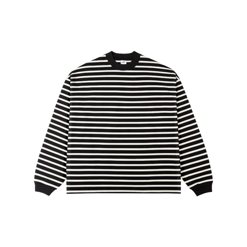 Striped Oversize Long Sleeve T shirt