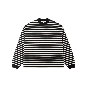 Striped Oversize Long Sleeve T shirt