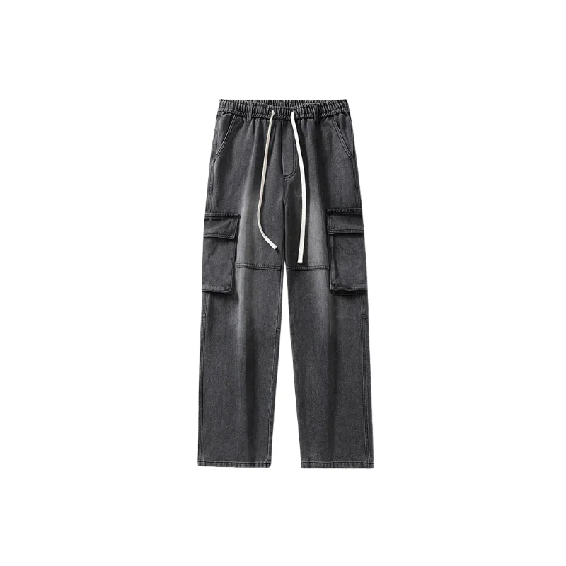 Retro Cargo Pants Jeans-3