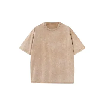 Washed Distress 100% Cotton T Shirt