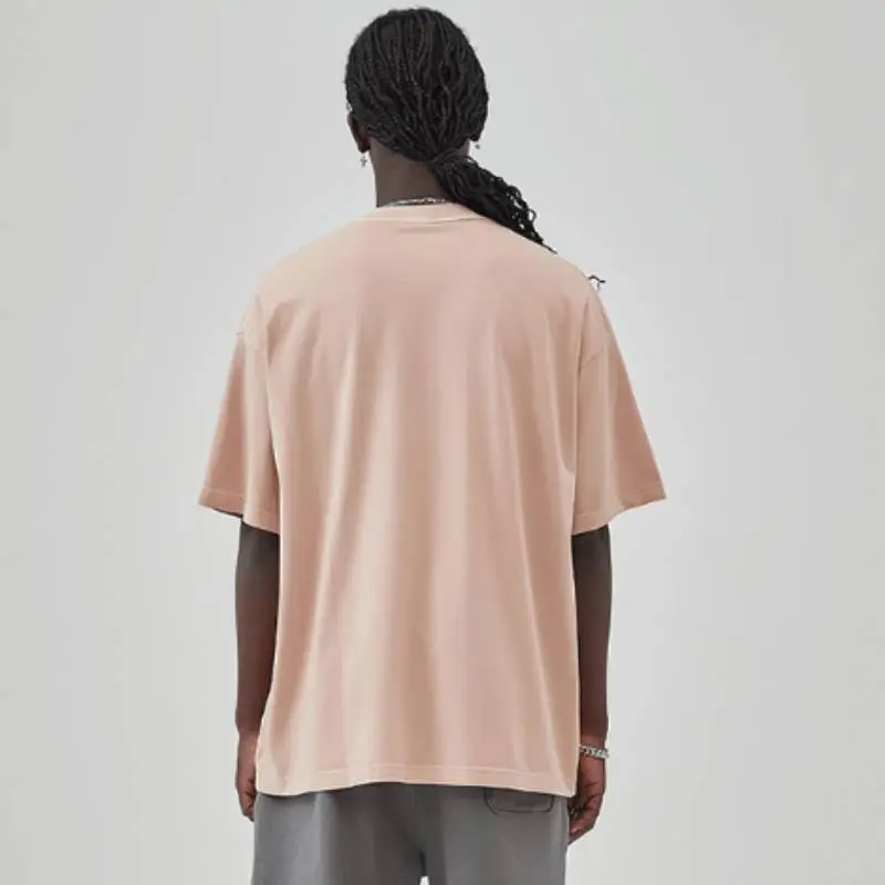 Washed Distress Cotton T Shirt-3