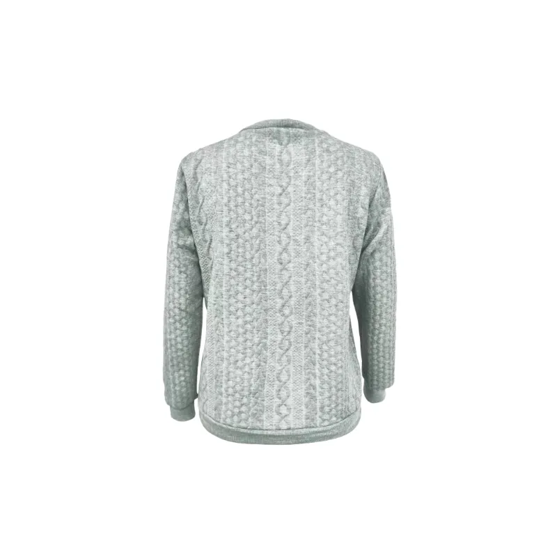 Fashionable Warm Polyester Sweatshirt Women-1