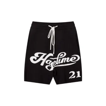 Street Trendy Cotton Blended Fabric Casual Shorts