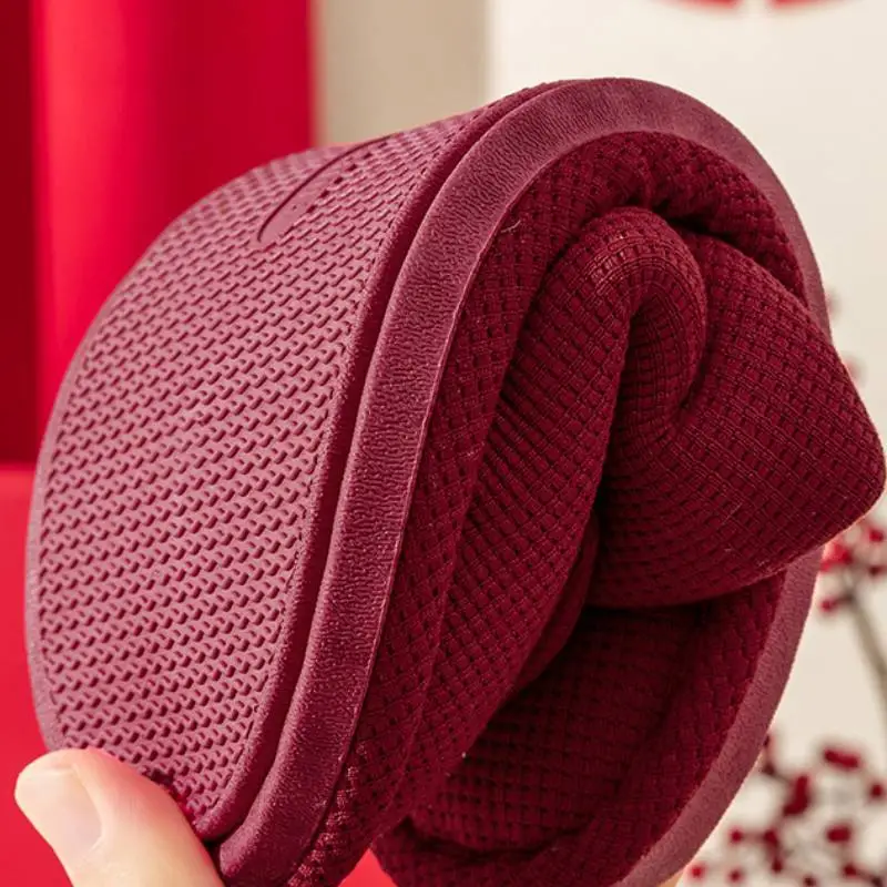 Plain Warm Slippers / Home Slippers-2