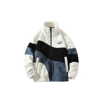 Funky Warm Blended Synthetic Fabrics Jacket