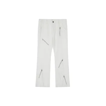 Casual Trendy Multi Zipper Jeans