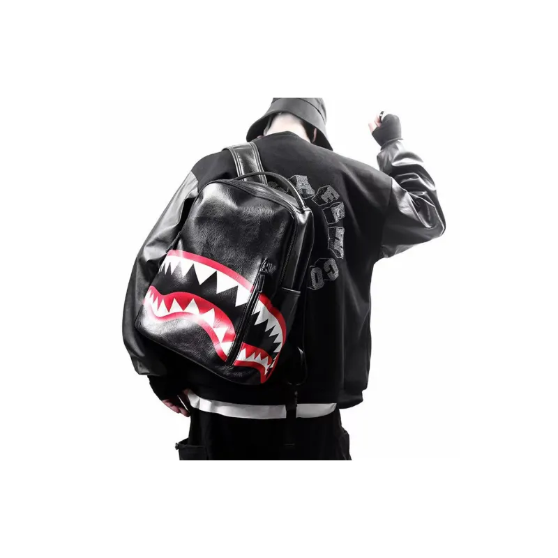 Casual Plain Backpack-1