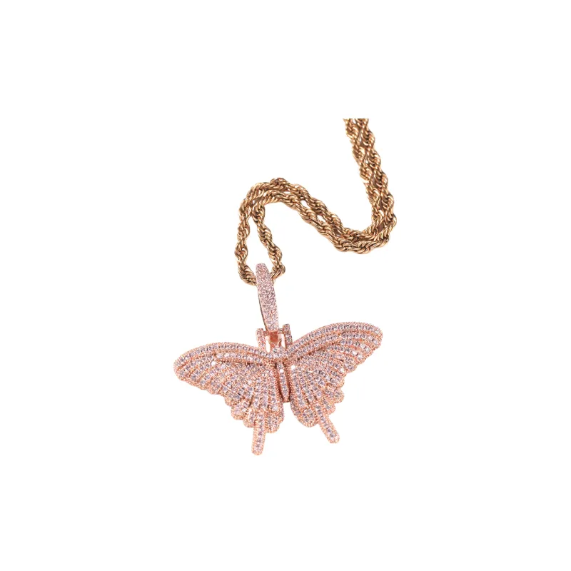 Fashionable Butterfly Necklace Women-5