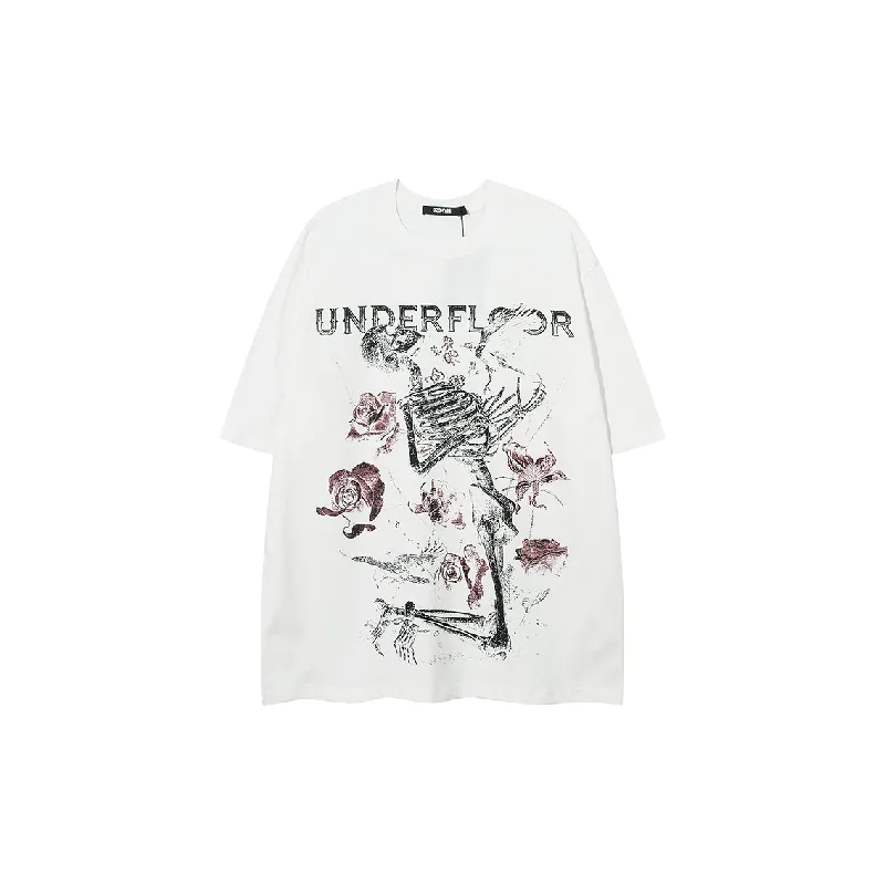 Fashionable Loose 100% Cotton T Shirt-0