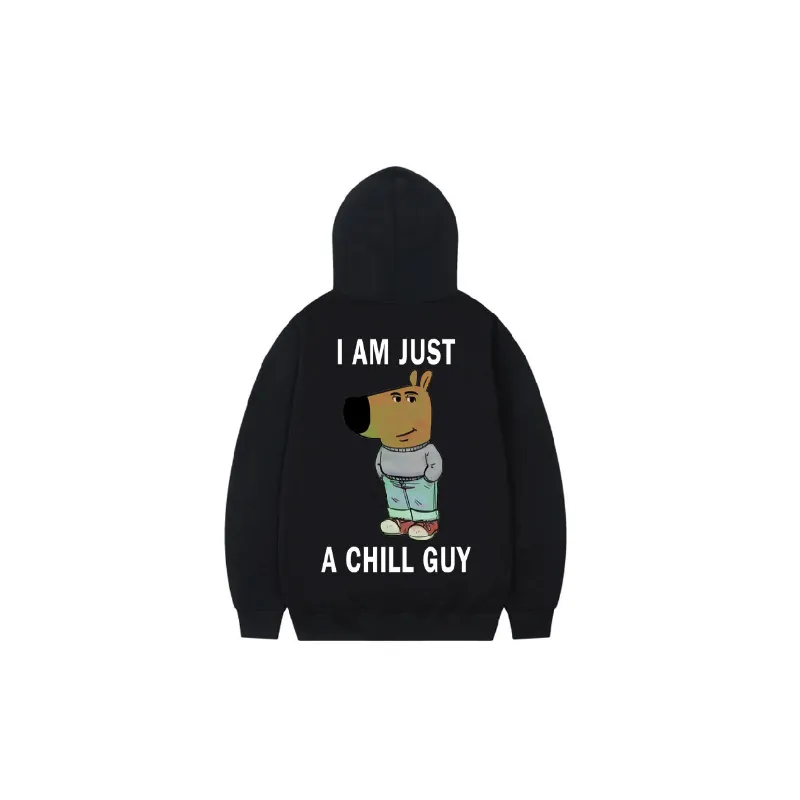 Casual Loose Polyester Hoodie-9