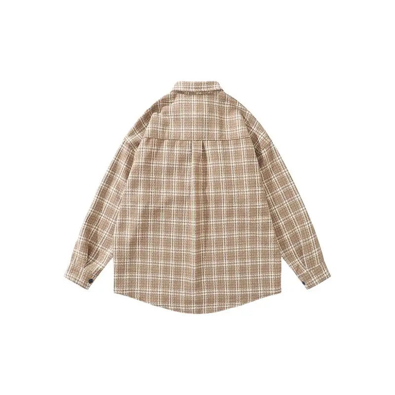 Basics Simple Cotton Blended Fabric Shirt-1