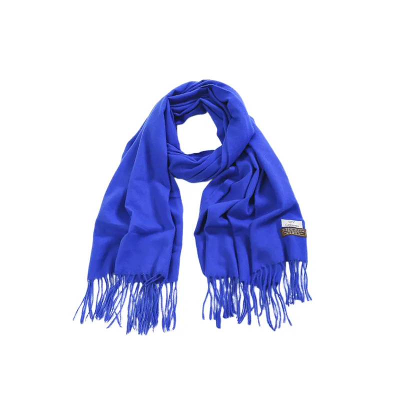 Casual Plain Knit Scarf-10