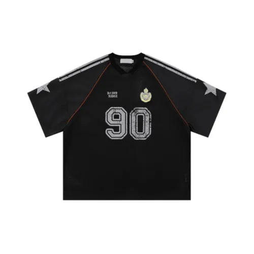 Mesh Graffiti Rugby T Shirt