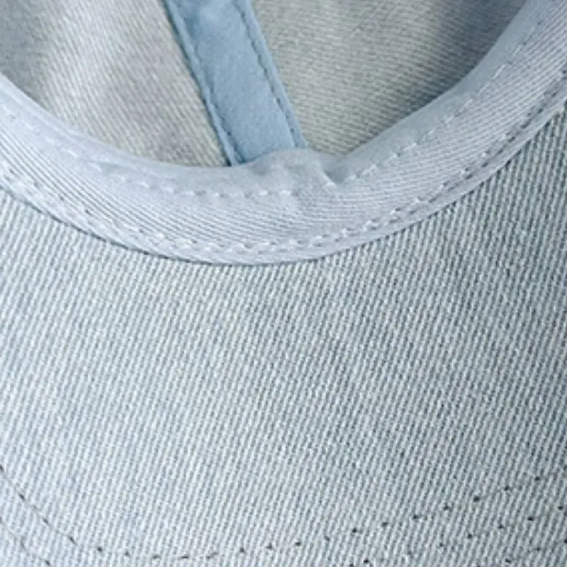Retro Denim Peaked Cap-2