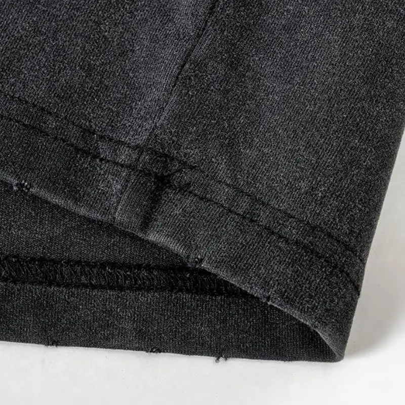 Simple Loose Washed Cotton Vest-3
