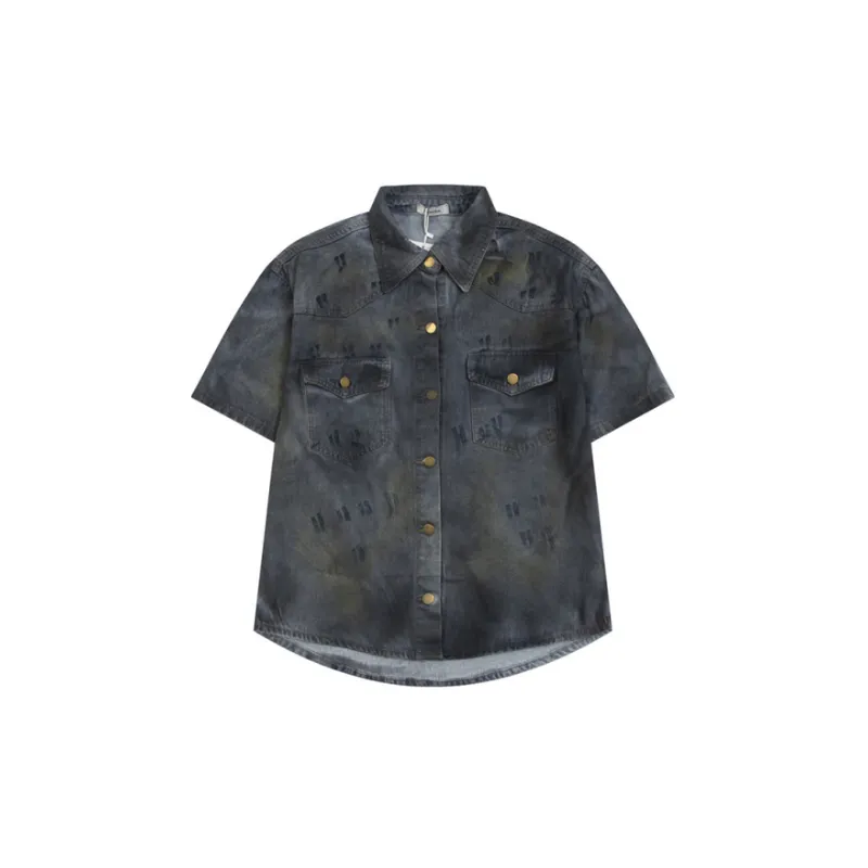 Loose Wasteland Denim Shirt