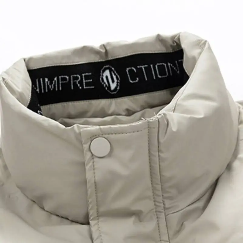 Fashionable Plain Polyester Quilted Jacket-6