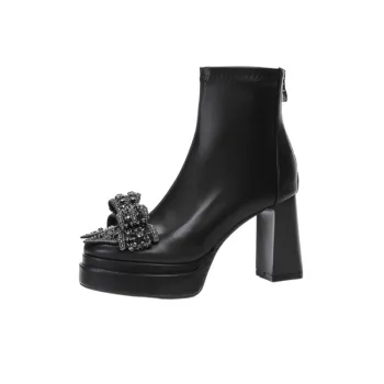 Simple Rhinestone High Heels
