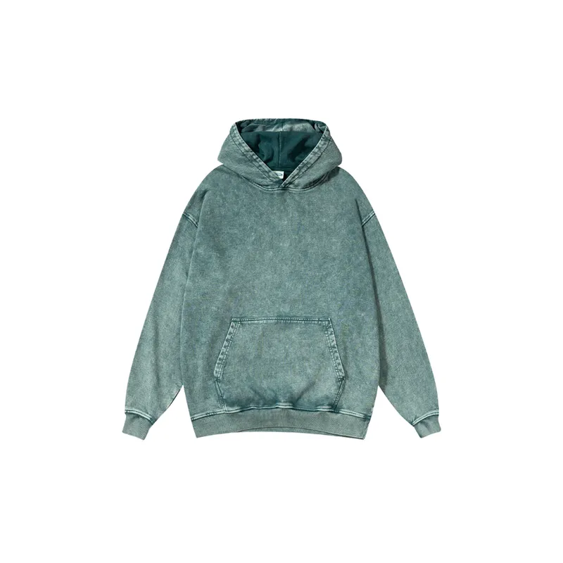 Retro Batik Wash Water Old Hoodie-12