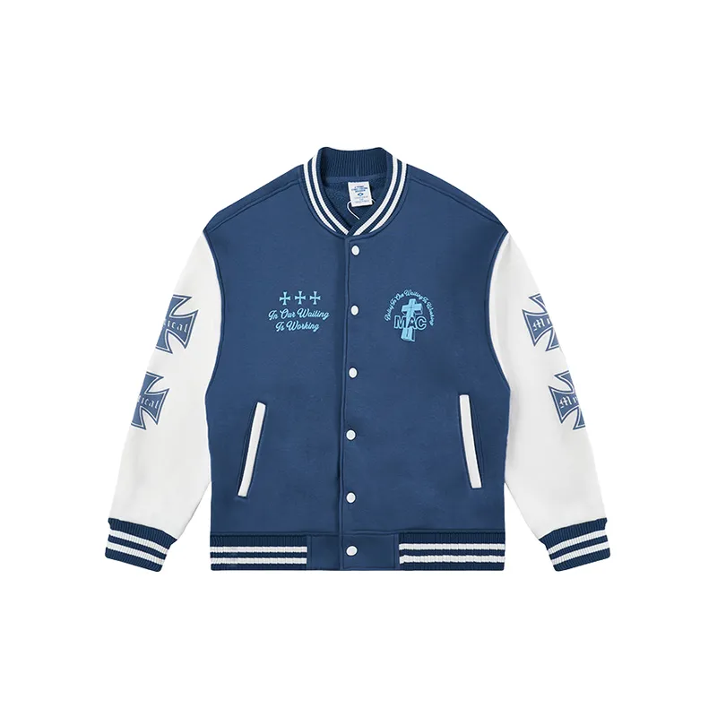 Loose Contrast Color Jacket-0
