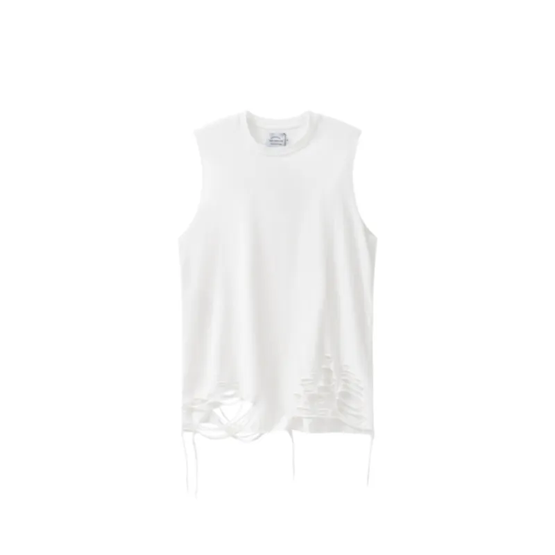 Fashionable Casual 100% Cotton Vest-2