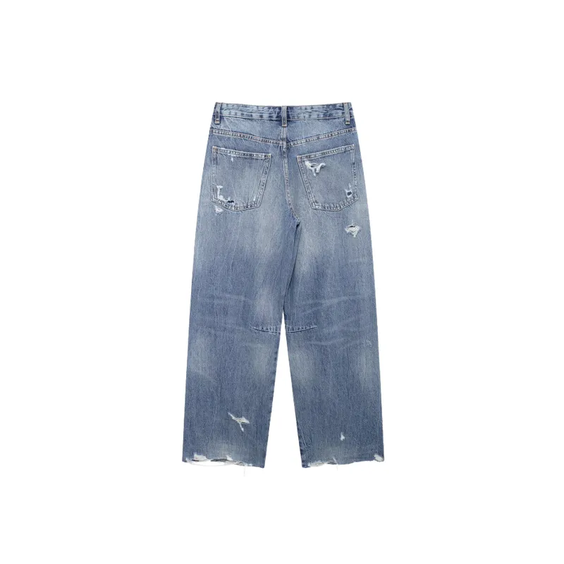 Fashionable Loose Jeans Women-1