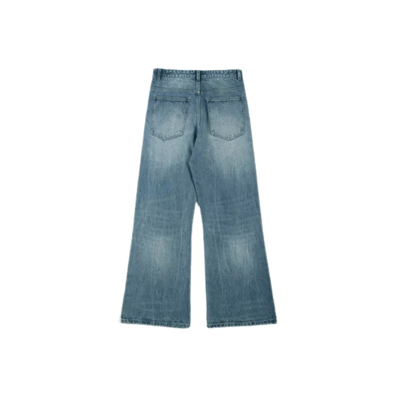 Retro Straight Leg Jeans-1