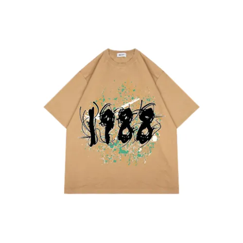 Short Sleeve T shirt Washed Printed Oversize