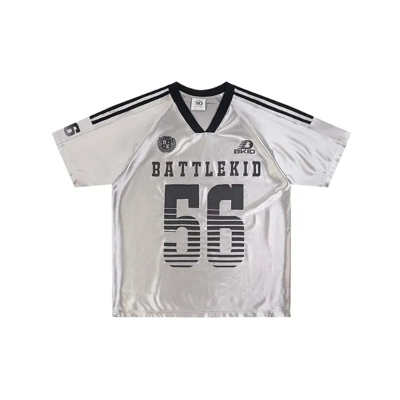 Sporty Loose Polyester T-Shirt-6