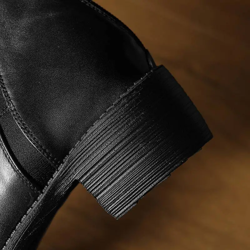 Fashionable Retro Ankle Boots-7