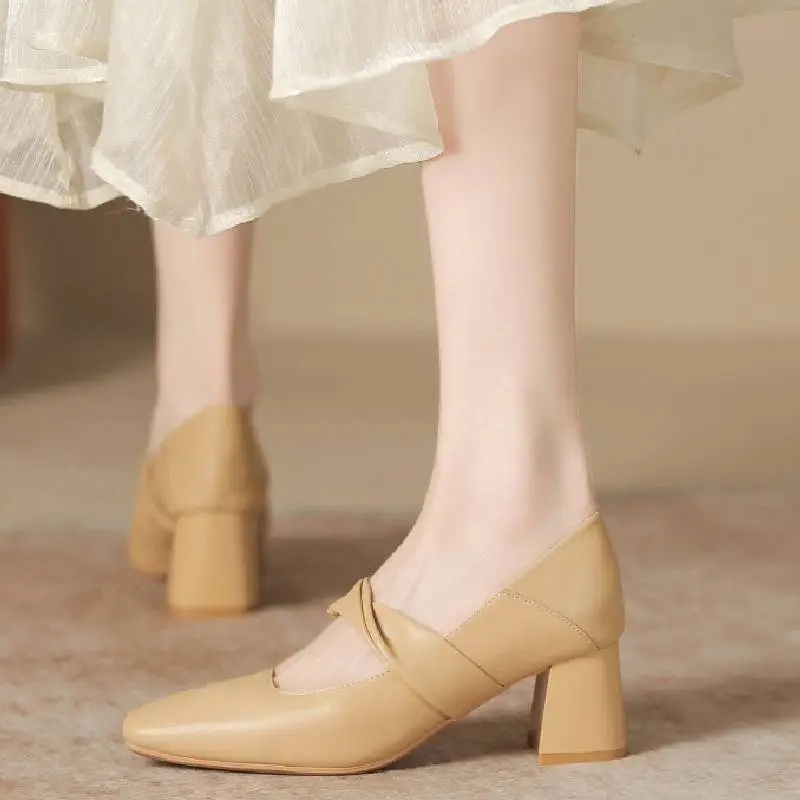Funky Simple Mary Jane Shoes-9