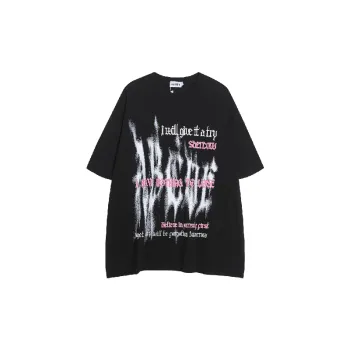 Fashionable Loose Cotton T Shirt