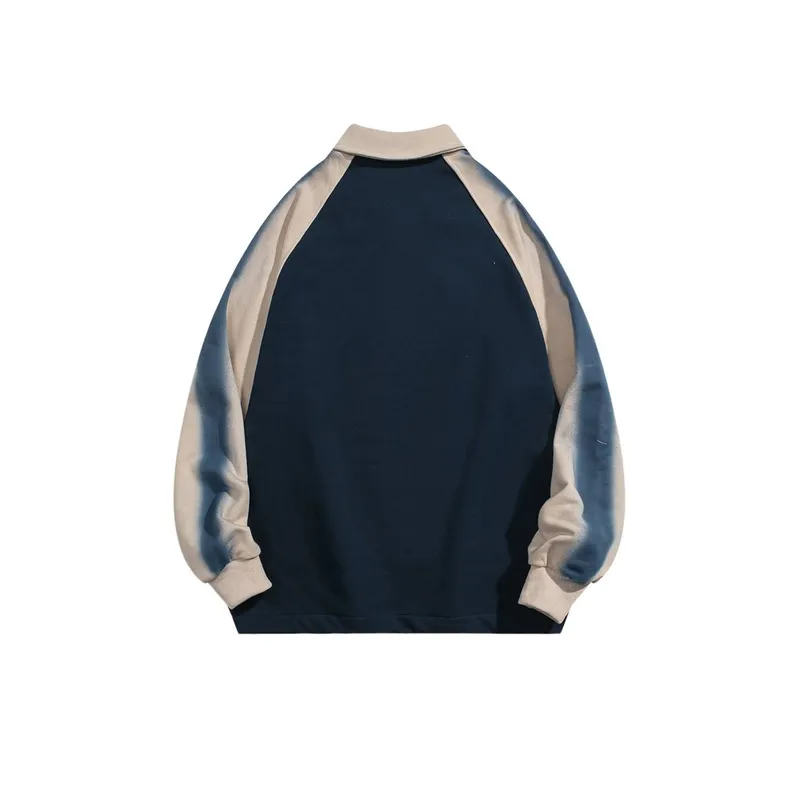 Trendy Spray Painted Letter Sweatshirt-1